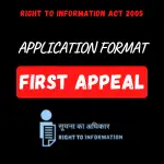 Word – RTI First Appeal – Section 19(1) Application Format